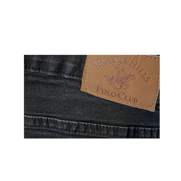Beverly Hills Polo Club Straight Black Jeans 34x32 - Picture 3 of 6